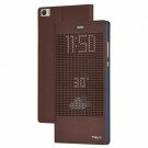 Huawei P8 Max 6.8 Inch Smartphone Leather Case Brown