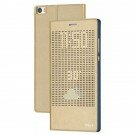 Huawei P8 Max 6.8 Inch Smartphone Leather Case Gold