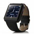 RWATCH R6S Bluetooth 4.0 Wearable Smart Watch Compass Hands-Free Call Pedometer Sleep for iPhone Android Black