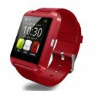 Bluetooth Smart WristWatch U8 U Watch for Samsung S6/S5/S4/Note 3 iPhone 4/4S/5/5S6/6Plus/6S HTC LG Android Phone Smartphones Red